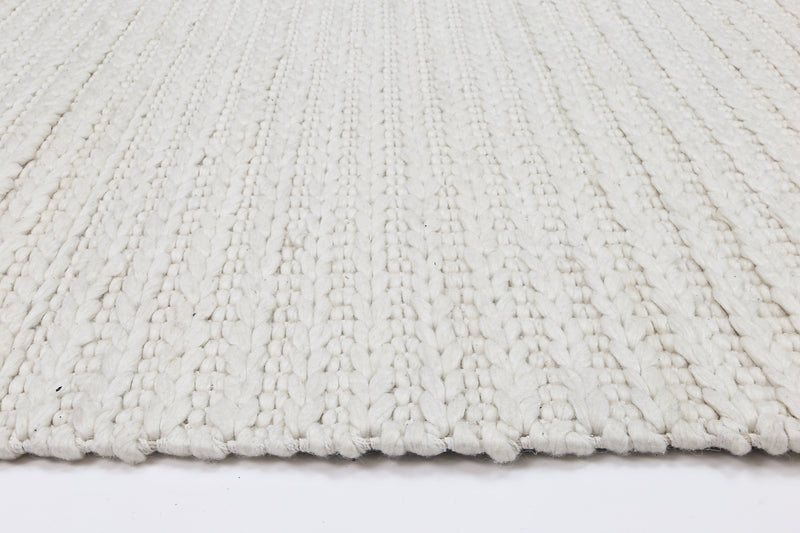 Harlow Cue White Wool Blend Rug 160x230