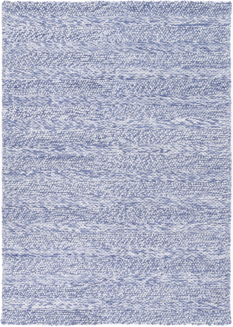 Harlow Ringlets Blue Wool Blend Rug 240x330