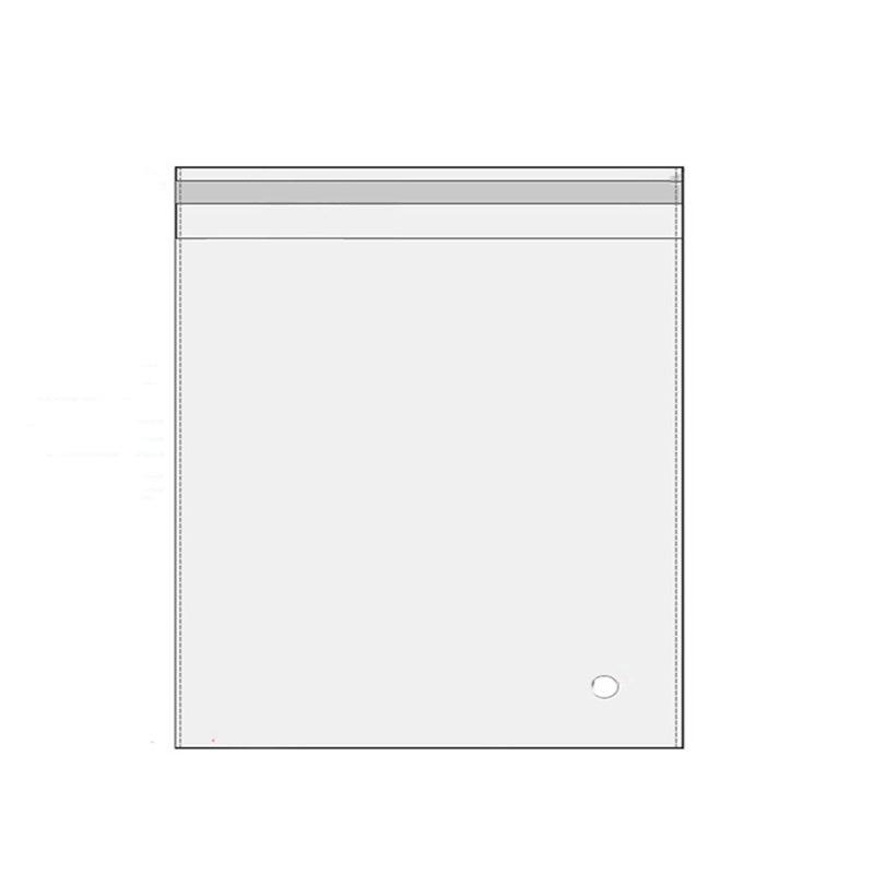 100Pcs Self-Adhesive Clear Opp Cellophane Bags with Air Hole - 40*46+4cm