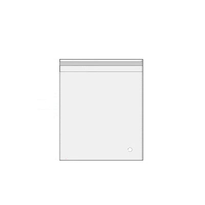 100Pcs Self-Adhesive Clear Opp Cellophane Bags with Air Hole - 22*31+4cm