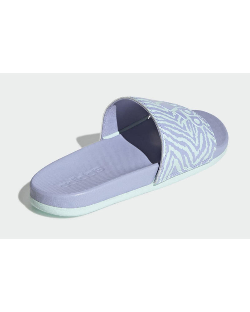 Adidas Floral Slip-On Comfort Slides in Mint - 9 US