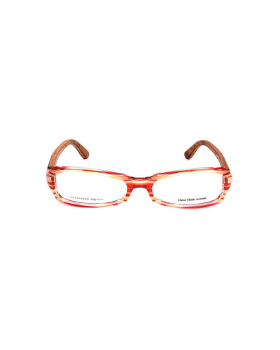 Alexander McQueen Women's Red Acetate Frames - One Size