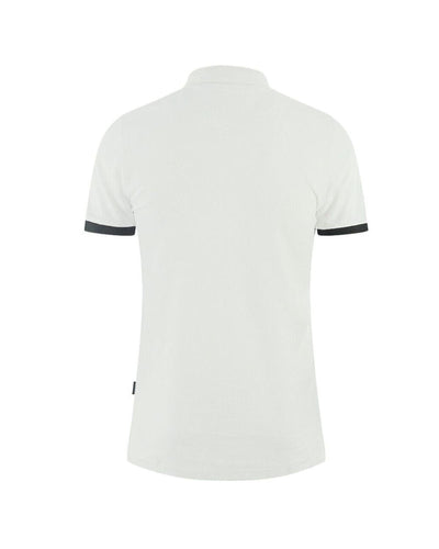 Aquascutum Men's White Cotton Polo Shirt - M