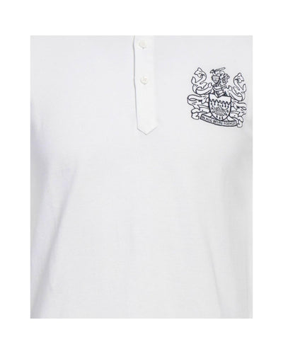 Aquascutum Men's White Cotton Polo Shirt - M