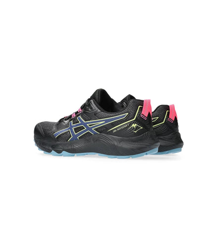 ASICS Breathable Trail Running Shoes with Cushioned Comfort in Black - 9 US