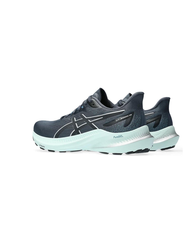 ASICS Lightweight Stability Running Shoes with Cushioning Technology in Pure Silver - 9 US