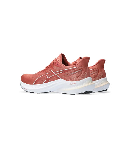 ASICS Lightweight Stability Running Shoes with Cushioning and Support in Light Garnet Brisket Red - 10 US