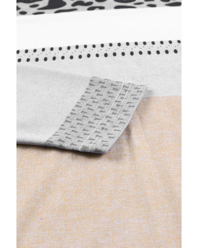 Azura Exchange Leopard Print V-Neck Top - 2XL