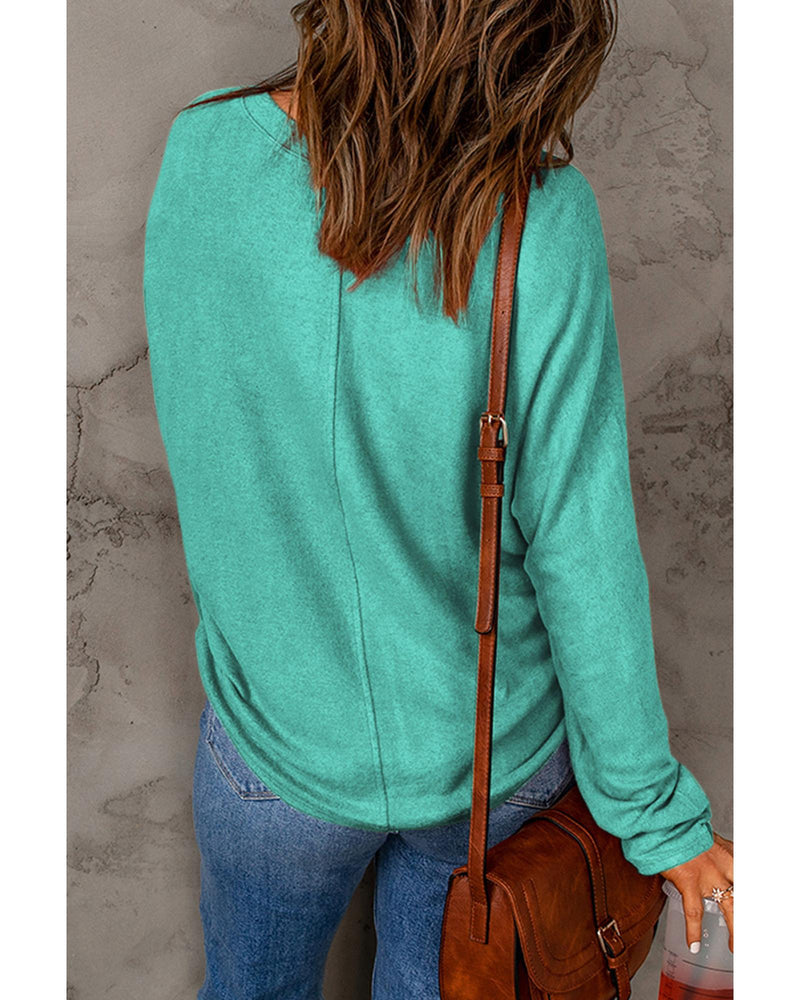 Azura Exchange Patchwork Long Sleeve Top - L