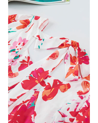 Azura Exchange Embroidered Square Neck Blouse - L