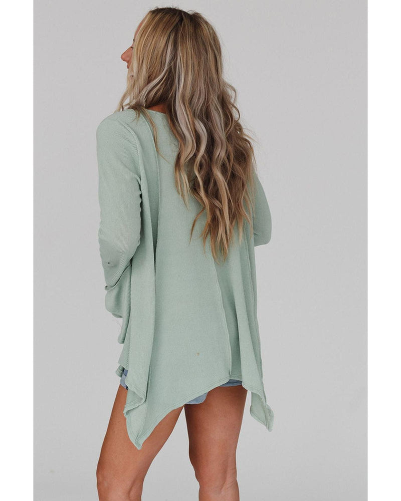 Azura Exchange Expose Seam Bell Sleeve Top - L