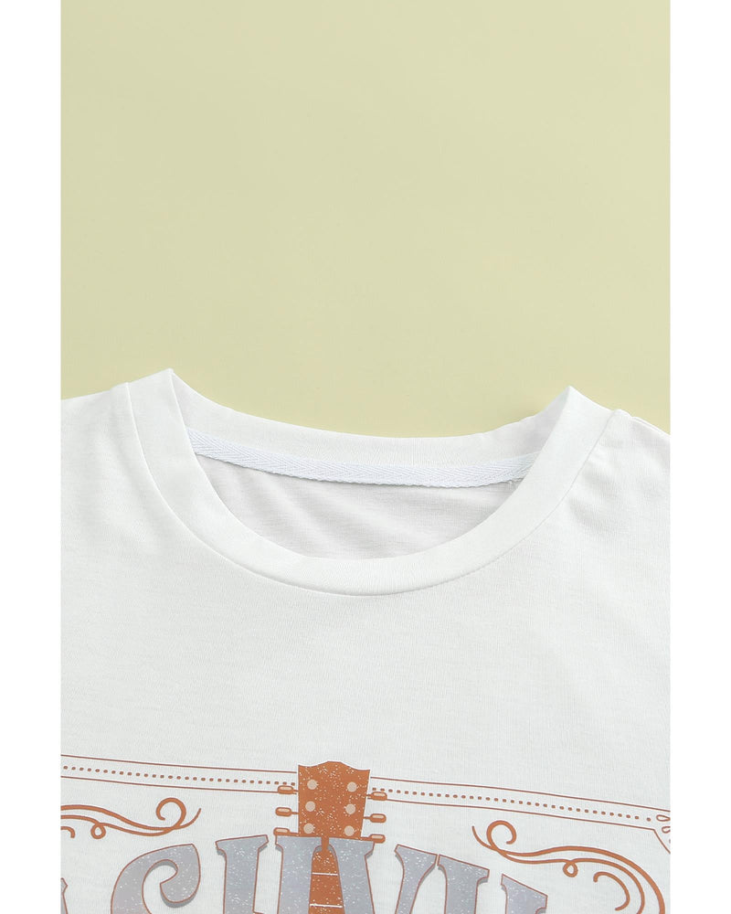 Azura Exchange NASHVILLE Graphic Printed T-Shirt - L