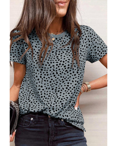 Azura Exchange Cheetah Print Short Sleeve T Shirt - XL