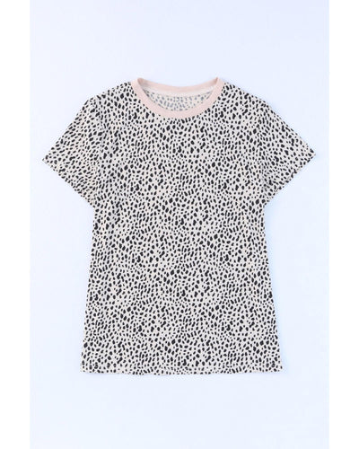 Azura Exchange Cheetah Print Short Sleeve T Shirt - 2XL