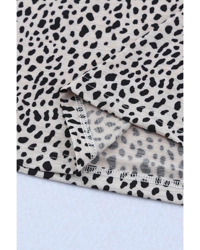 Azura Exchange Cheetah Print Short Sleeve T Shirt - M