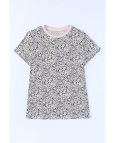 Azura Exchange Cheetah Print Short Sleeve T Shirt - XL