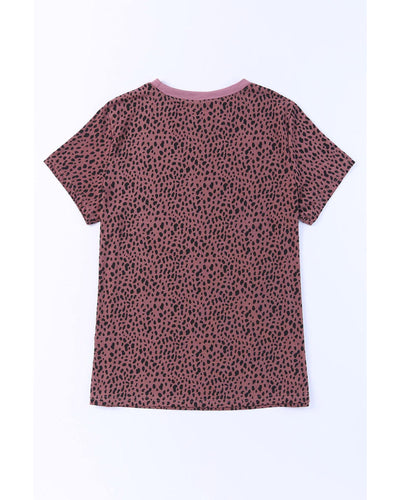 Azura Exchange Cheetah Print Short Sleeve T-Shirt - S