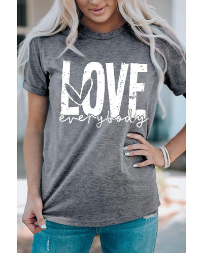 Azura Exchange LOVE everybody Graphic T-shirt - M
