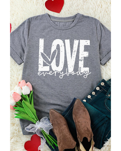 Azura Exchange LOVE everybody Graphic T-shirt - XL