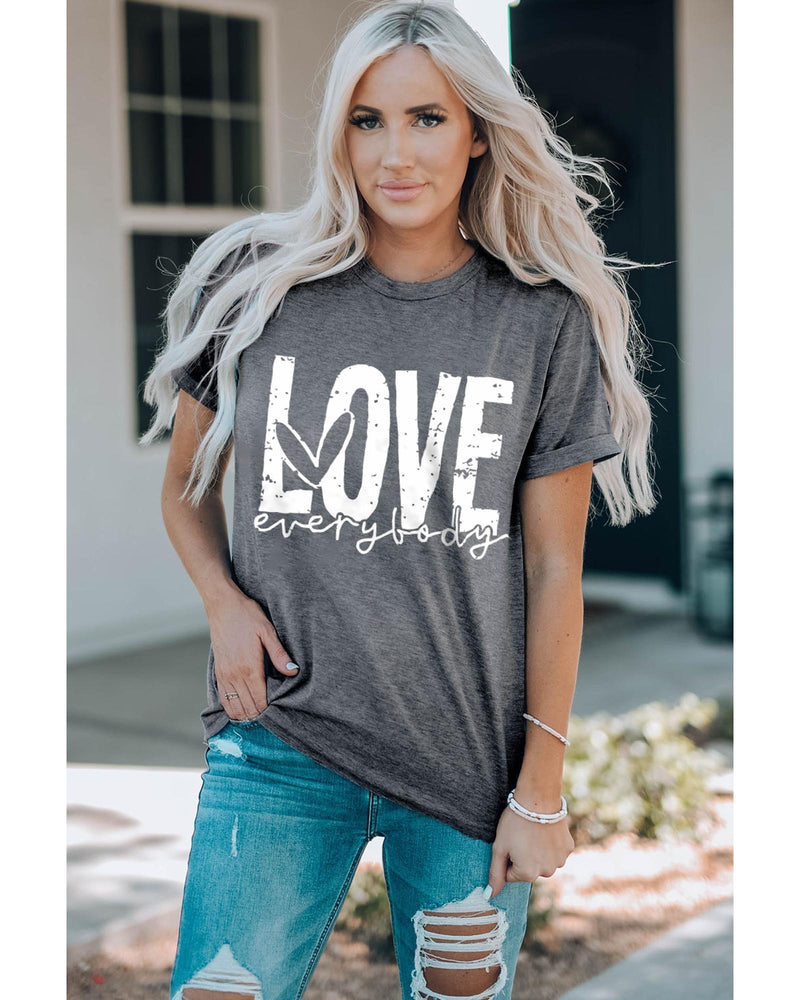 Azura Exchange LOVE everybody Graphic T-shirt - XL