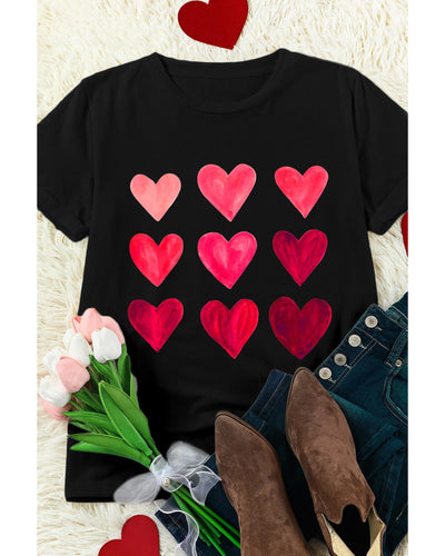 Azura Exchange Heart Graphic Tee for Valentines Day - 2XL