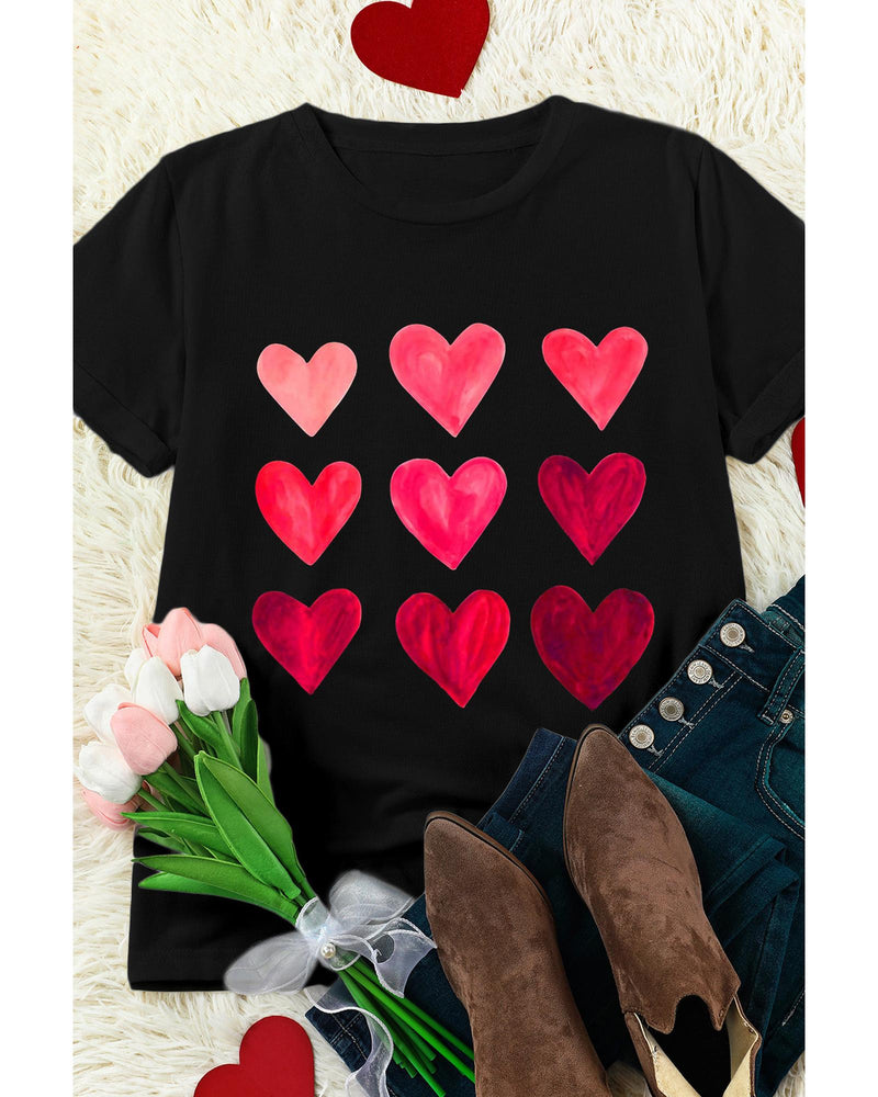 Azura Exchange Heart Graphic Tee for Valentines Day - 2XL