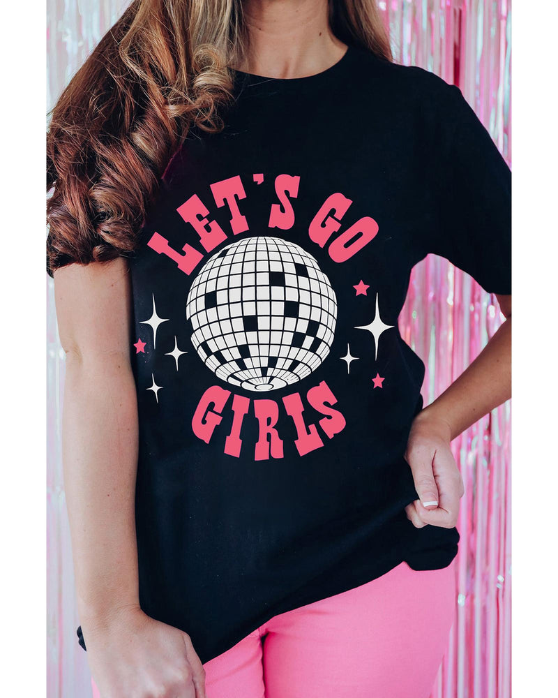 Azura Exchange Disco Ball Graphic Tee - L