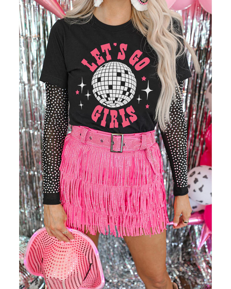 Azura Exchange Disco Ball Graphic Tee - L