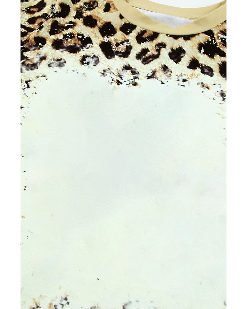 Azura Exchange Bleached Short Sleeve T Shirt - XL