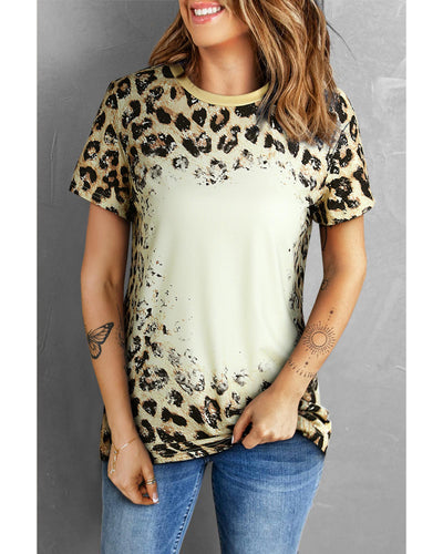 Azura Exchange Bleached Short Sleeve T Shirt - XL