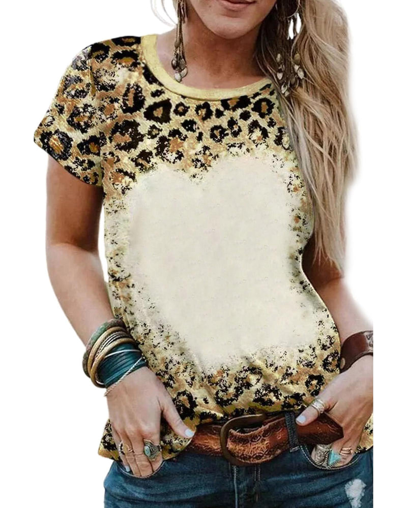 Azura Exchange Bleached Short Sleeve T Shirt - XL