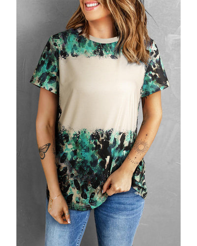 Azura Exchange Leopard Print Graphic T-Shirt - L