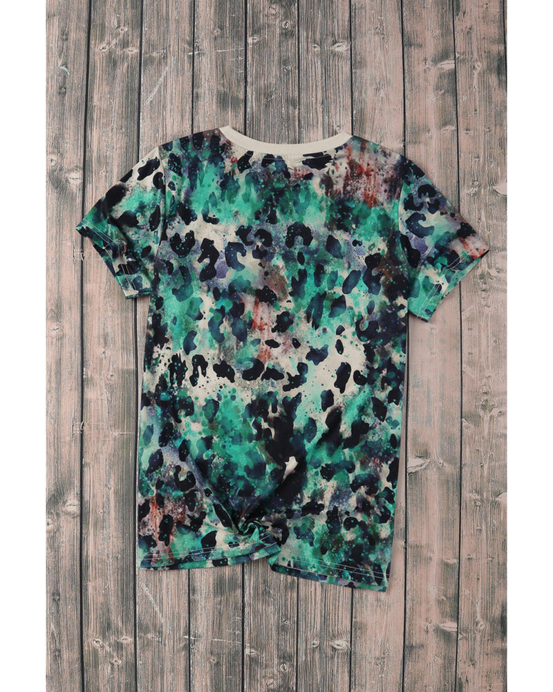 Azura Exchange Leopard Print Graphic T-Shirt - M