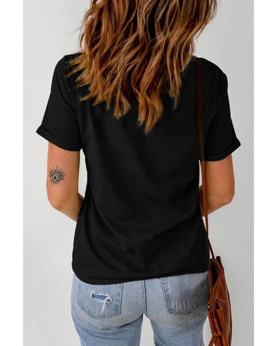 Azura Exchange Leopard Print Short Sleeve Graphic T-Shirt - XL