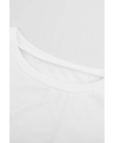 Azura Exchange Pocketed Tee with Side Slits - L
