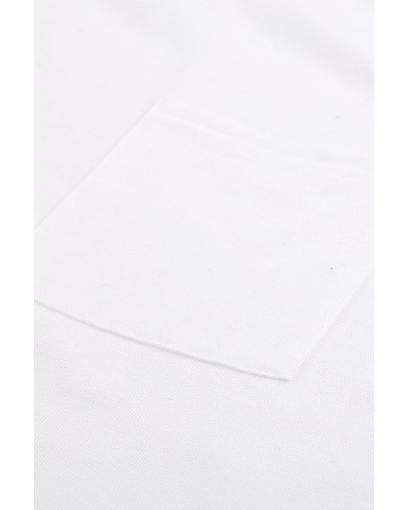 Azura Exchange Pocketed Tee with Side Slits - L