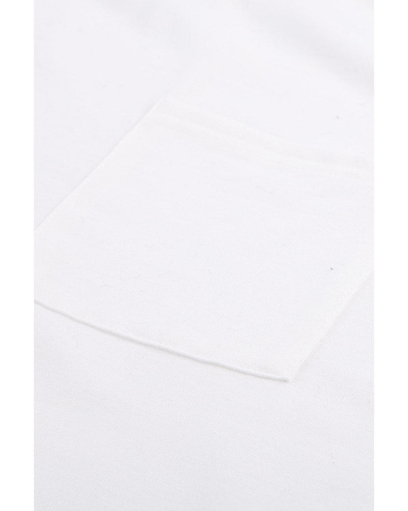 Azura Exchange Pocketed Tee with Side Slits - M