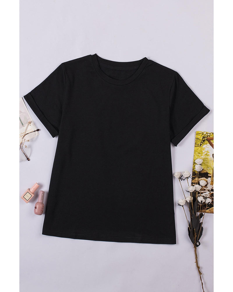 Azura Exchange Essential Crew Neck Tee - L