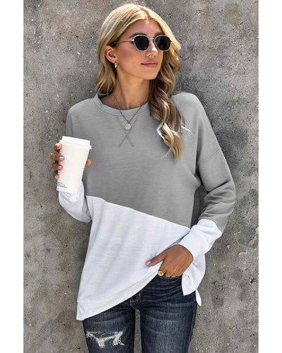 Azura Exchange Patchwork Dropped Shoulder Sweatshirt - 2XL