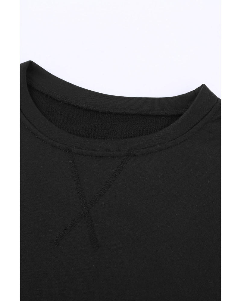 Azura Exchange Patchwork Dropped Shoulder Sweatshirt - S