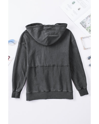 Azura Exchange Stitched Hooded Sweatshirt - S