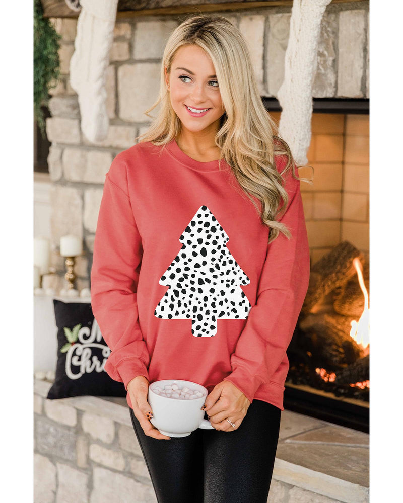 Azura Exchange Leopard Print Pullover Sweatshirt - S