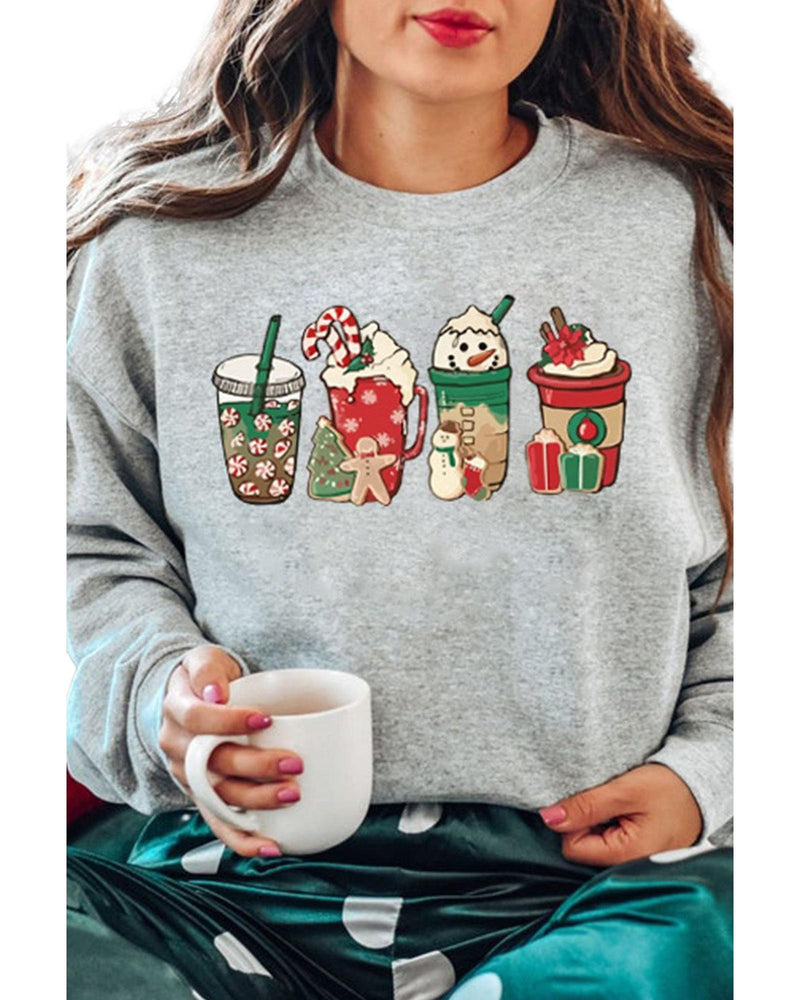 Azura Exchange Christmas Graphic Sweatshirt - M