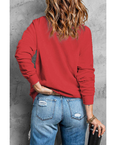 Azura Exchange Long Sleeve Pullover Sweatshirt - S