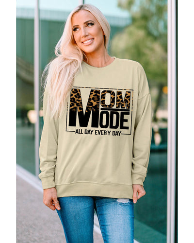 Azura Exchange Leopard Print Long Sleeve Sweatshirt - XL