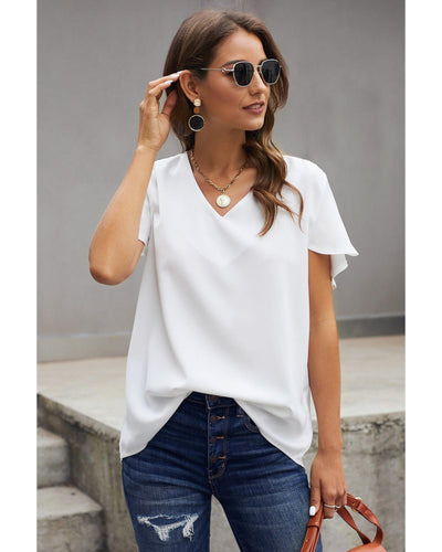 Azura Exchange Classic V Neck Tee - XL