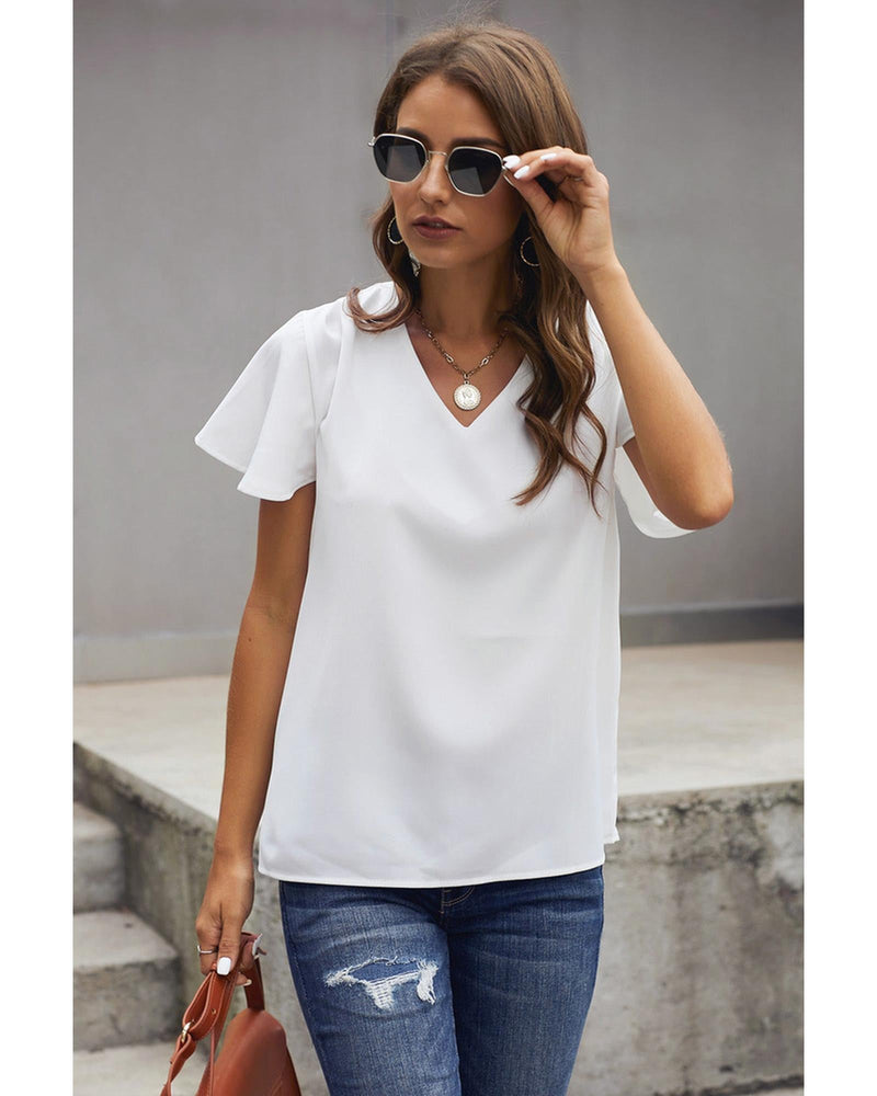 Azura Exchange Classic V Neck Tee - XL