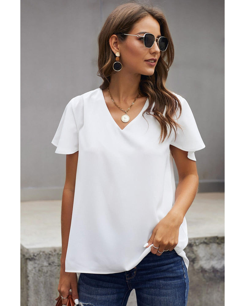 Azura Exchange Classic V Neck Tee - XL