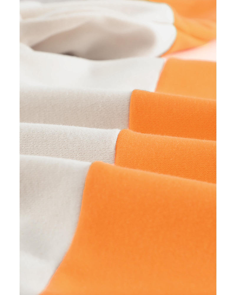 Azura Exchange Colorblock Sweatshirt with Contrast Stitching and Slits - 2XL