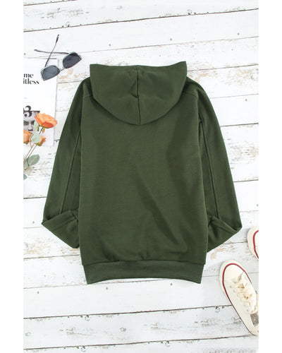 Azura Exchange Solid Color Lace-up Hoodie - XL